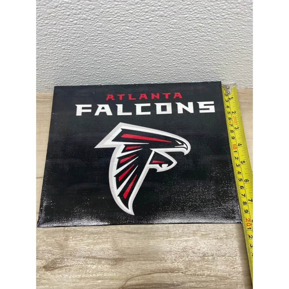 NFL Atlanta Falcons Framed Logo Sign Painting Wall Decor